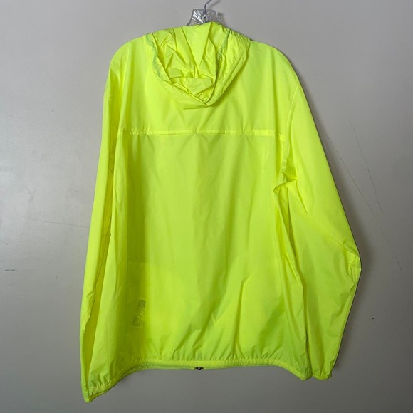 Neon yellow windbreaker like new - Picture 2 of 3